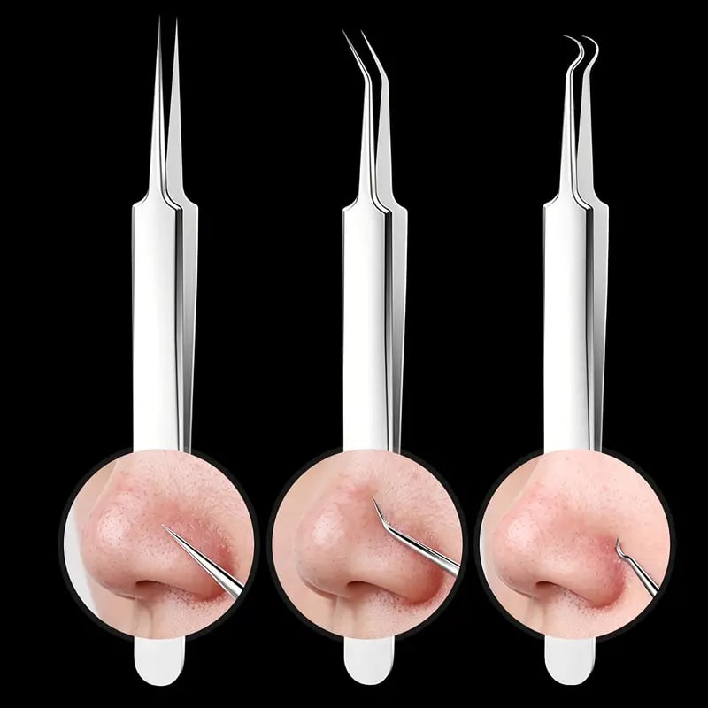 PROFESSIONAL FACIAL BLACKHEAD REMOVER TWEEZER
