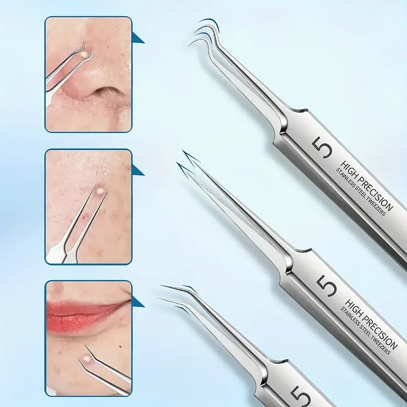 PROFESSIONAL FACIAL BLACKHEAD REMOVER TWEEZER