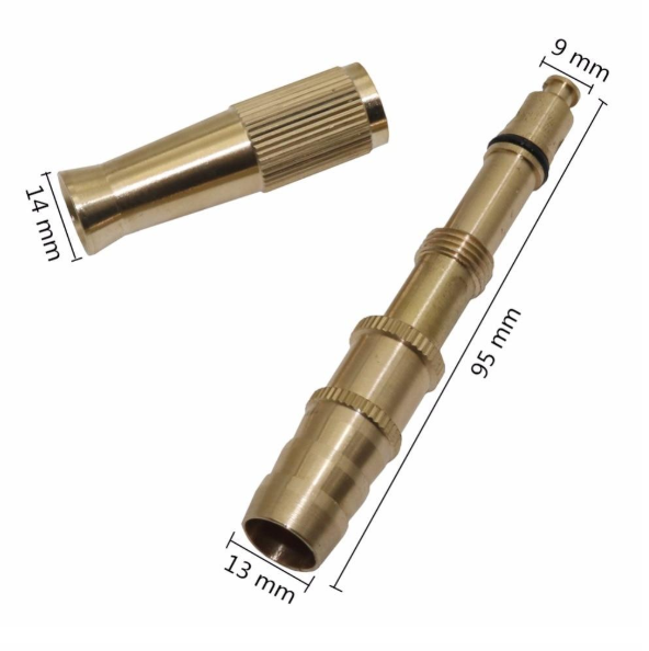 High Pressure Brass Water Hose Nozzle
