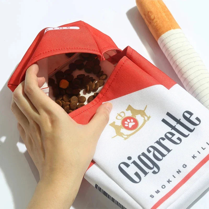 Cigarette Squeaking Dog Toy