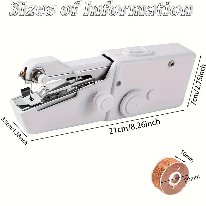 Handheld sewing machine
