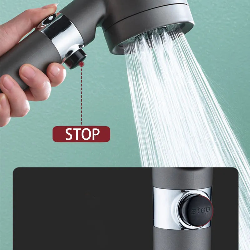 MULTIFUNCTIONAL ONE-BUTTON ADJUSTMENT SHOWER HEAD