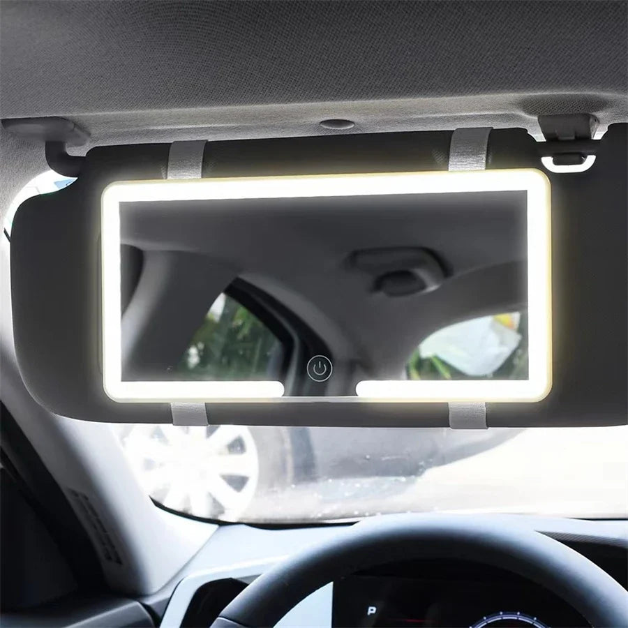 HD Car Mirror - LEDMakeup Mirror 🪞
