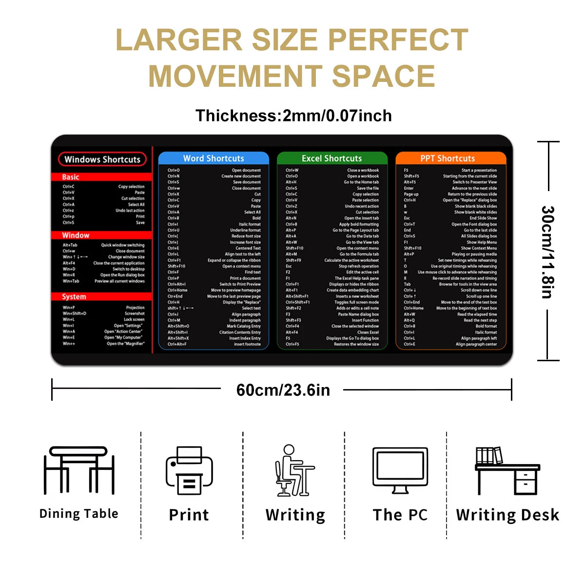 Anti-slip Keyboard Pad