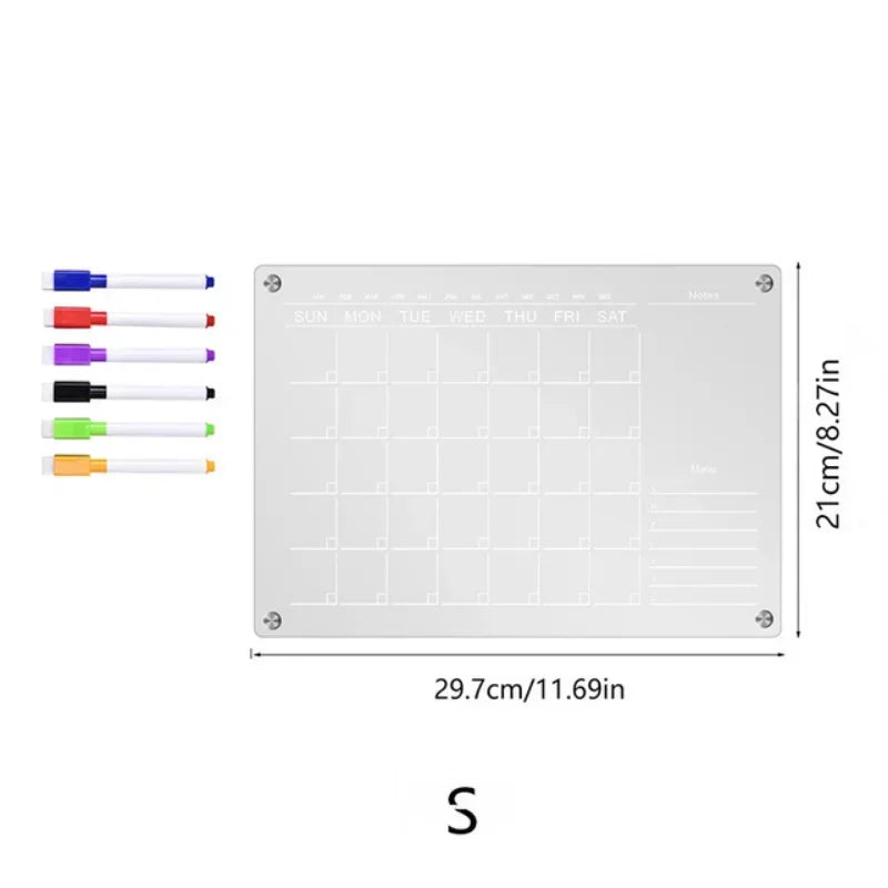 Magnetic Fridge Calendar