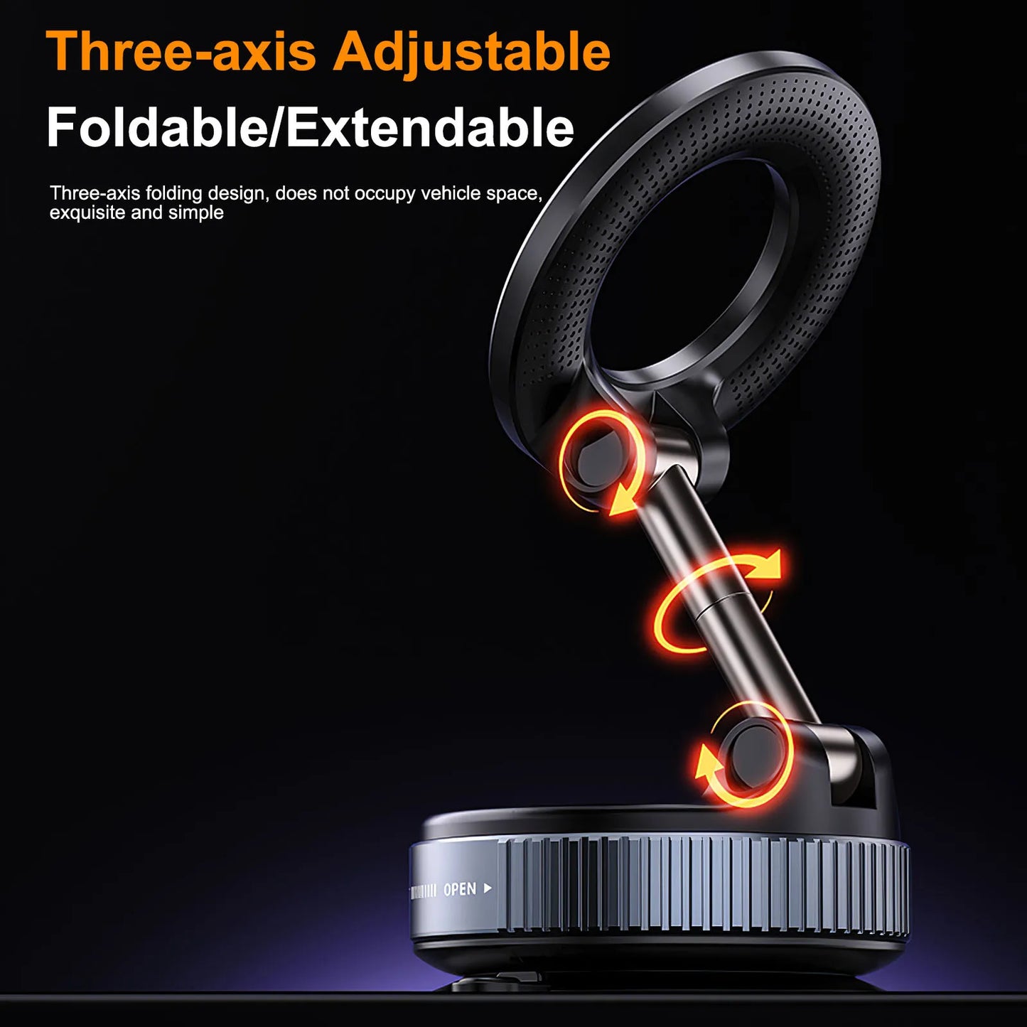 360° Magnetic Suction Phone Mount
