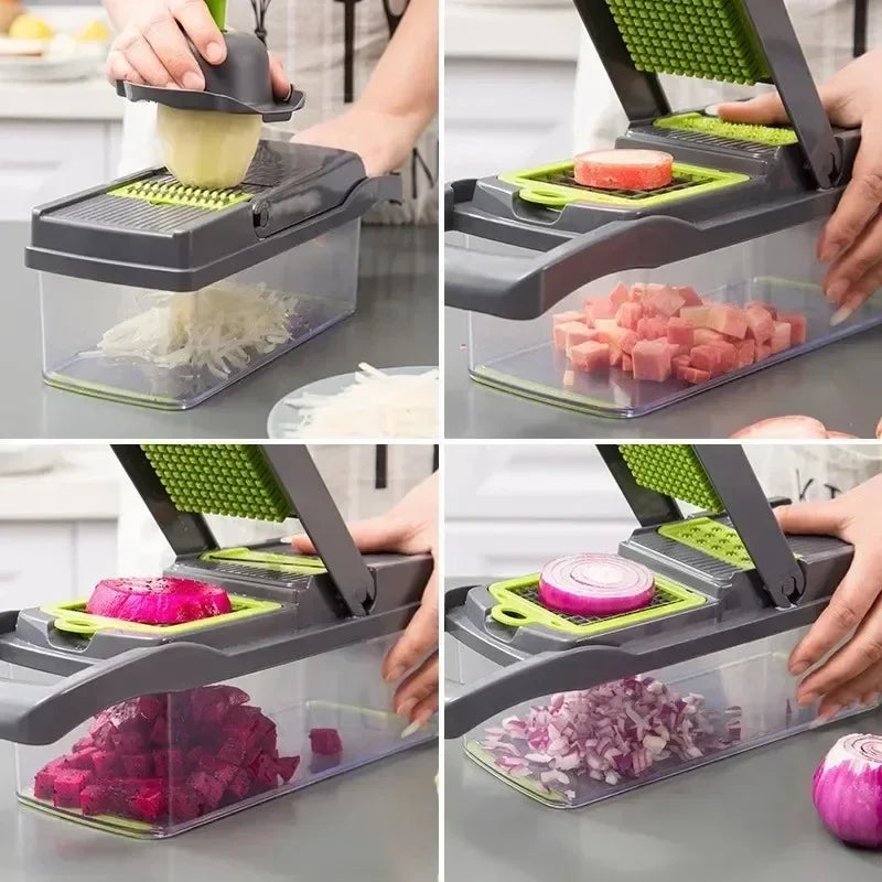 14/16 in 1 Multifunctional Vegetable Chopper!