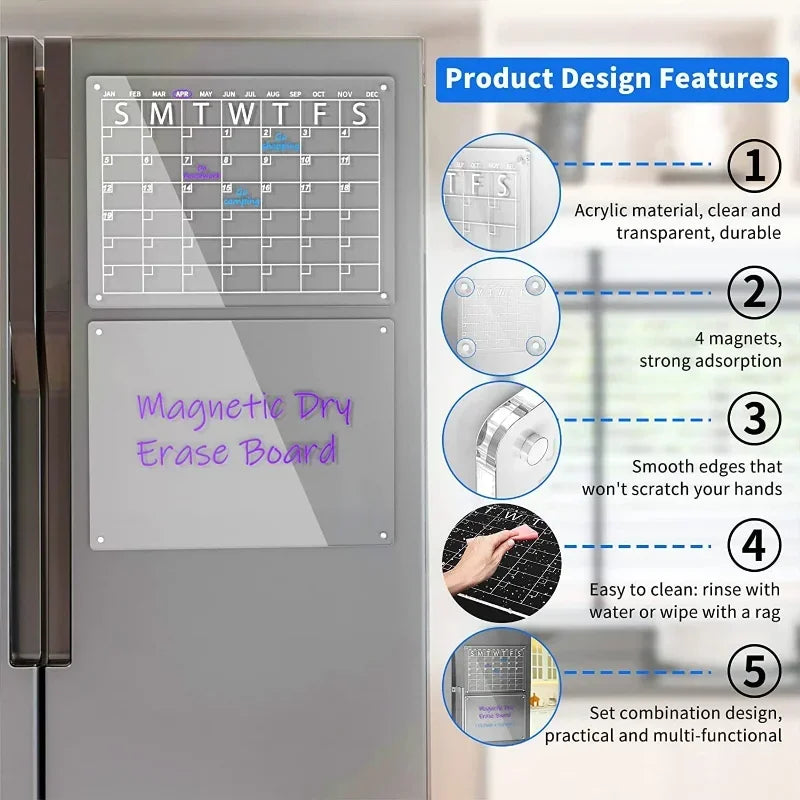 Magnetic Fridge Calendar