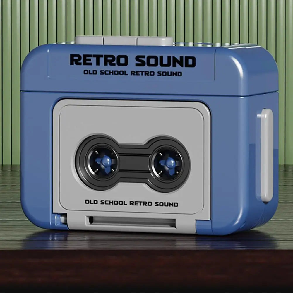 Mini Retro Tape Recorder Keychain