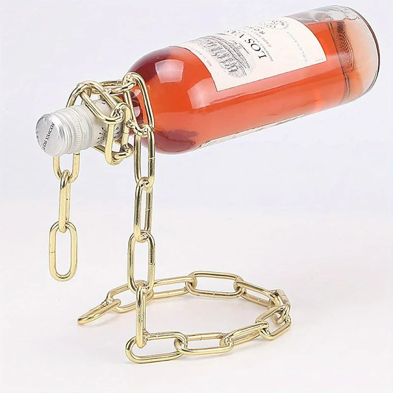 Suspended Chain Bottle Holder!