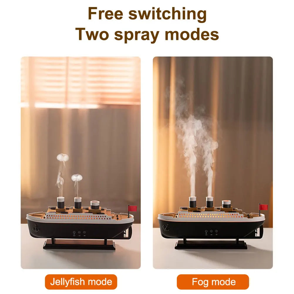Titanic Humidifier with LED Lighting and Remote Control!