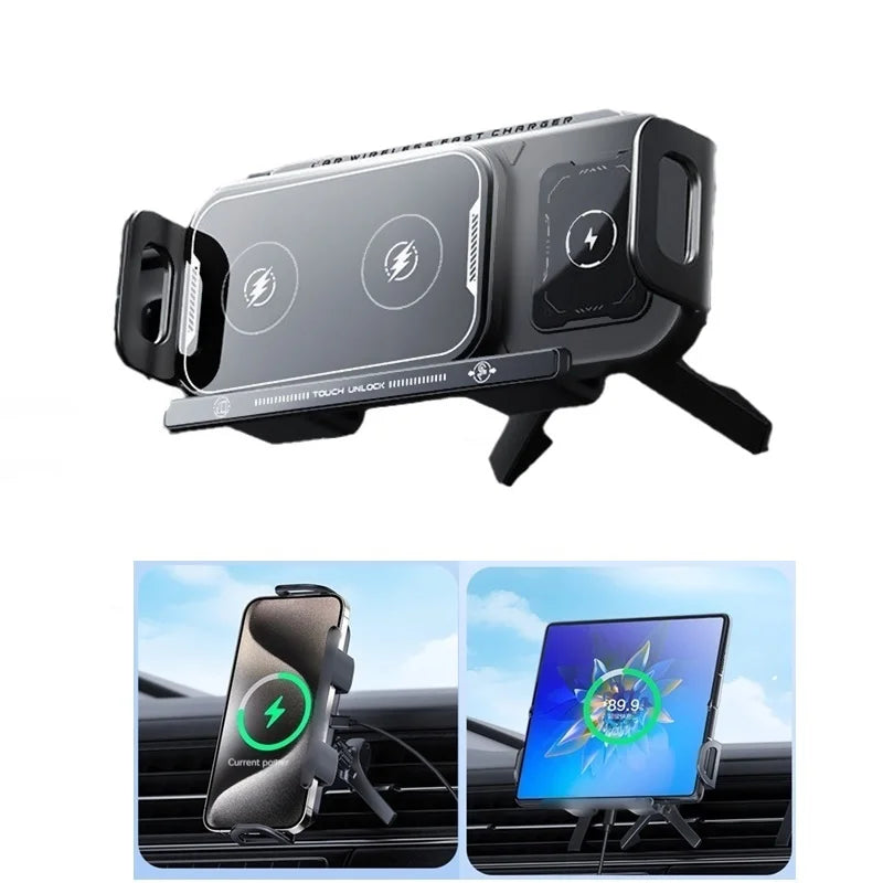 2 in 1 Auto Rotating Phone Holder