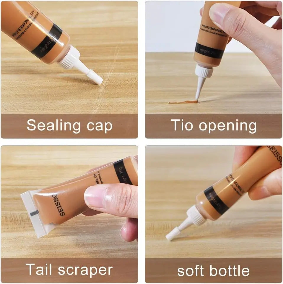 Wood Repair Filler | Quick Fix for Scratches, Scuffs & Cracks