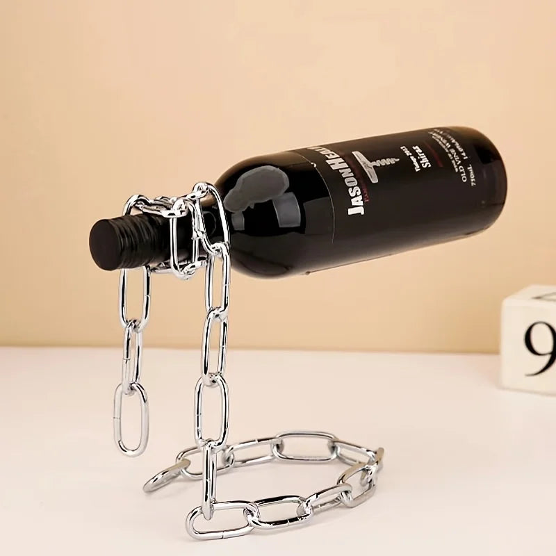Suspended Chain Bottle Holder!