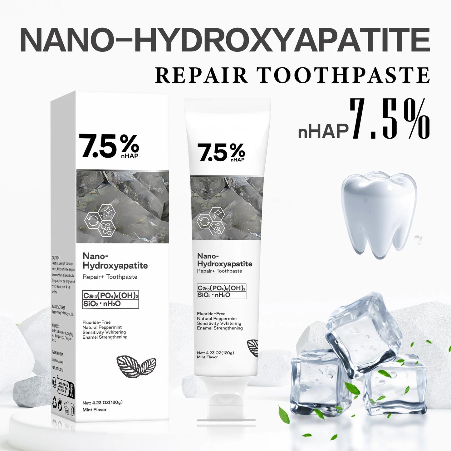 #1 Fluoride-Free Hydroxyapatite Toothpaste