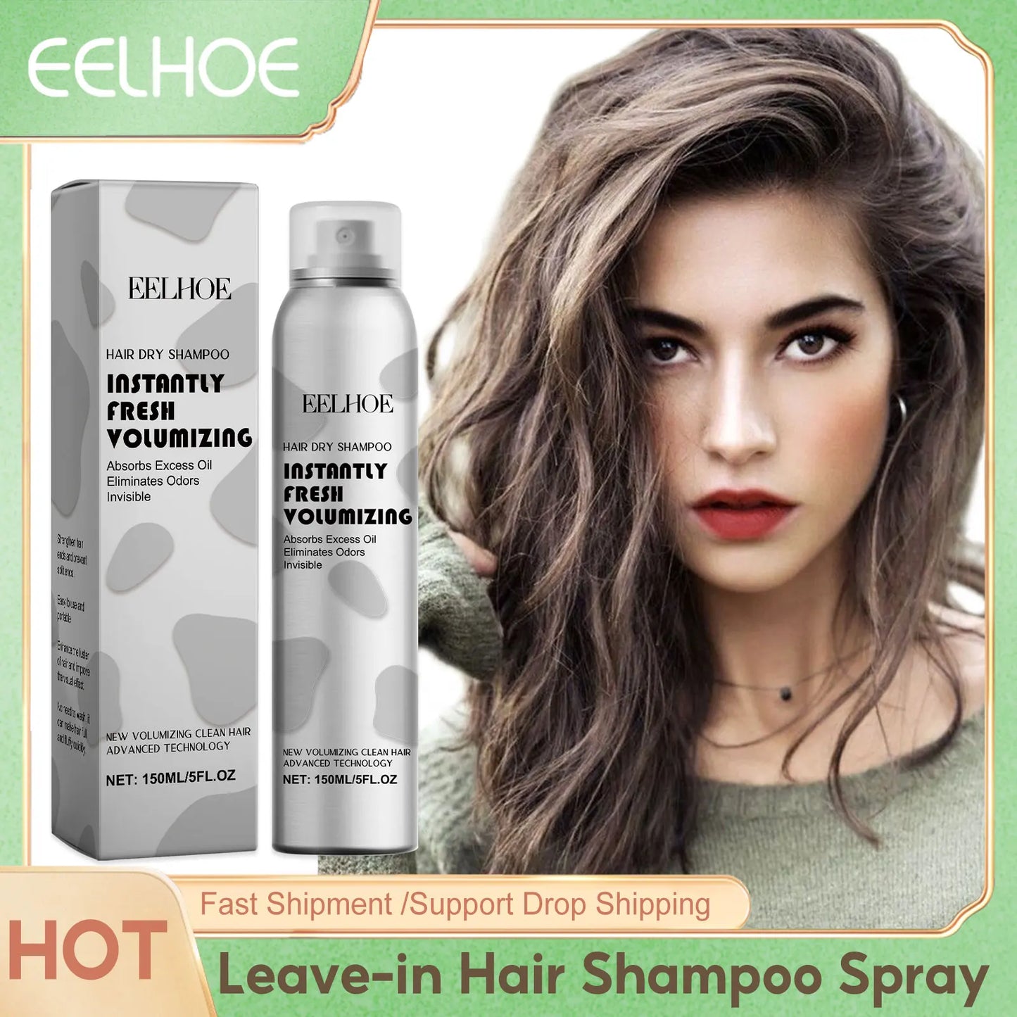 Dry Hair Shampoo Spray Instantly Fresh Volumizing Hair Dry Shampoo