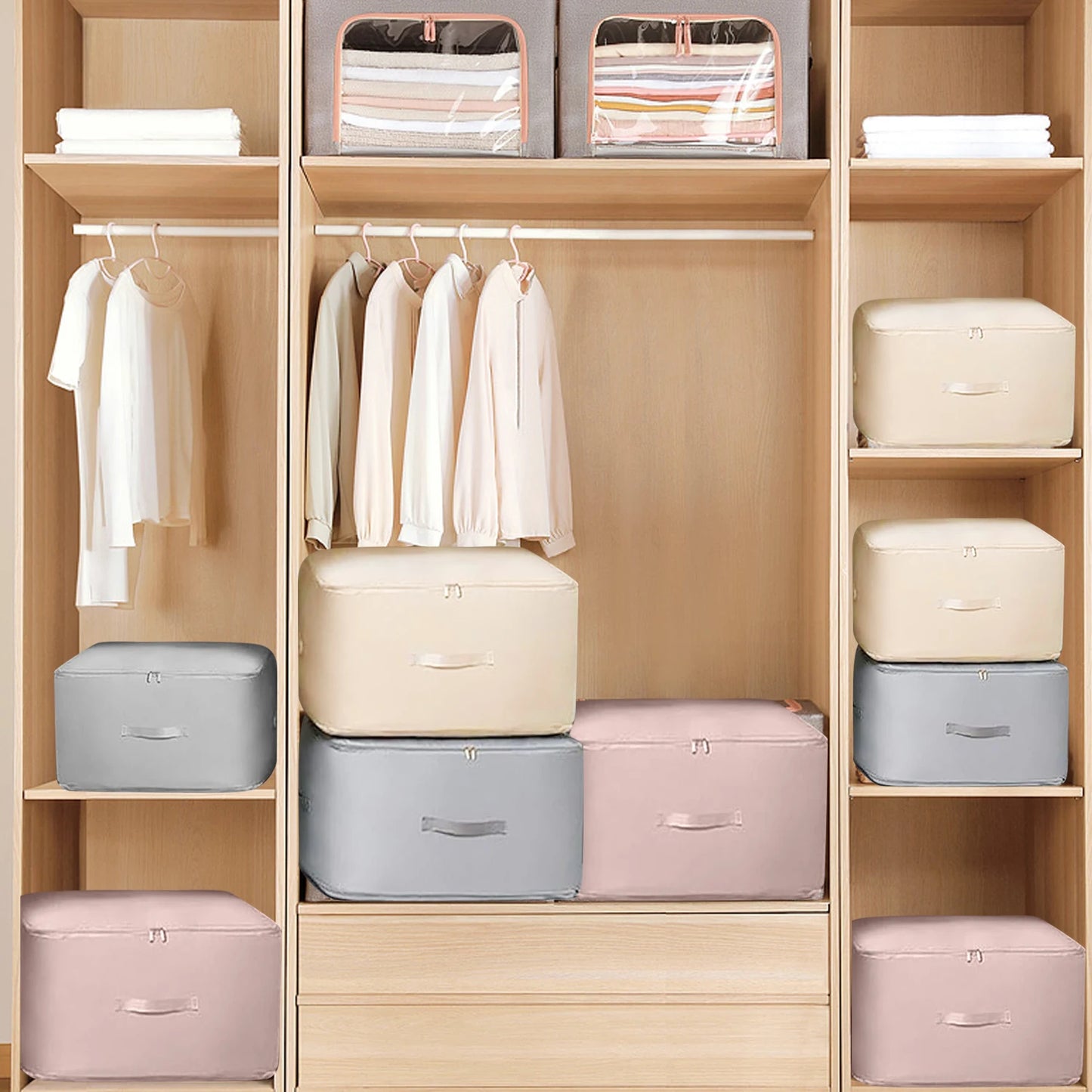 Ultra Space Saving Self Compression Organizer