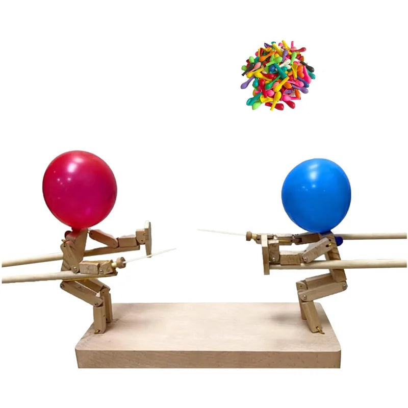 Wooden Fencing Puppets
