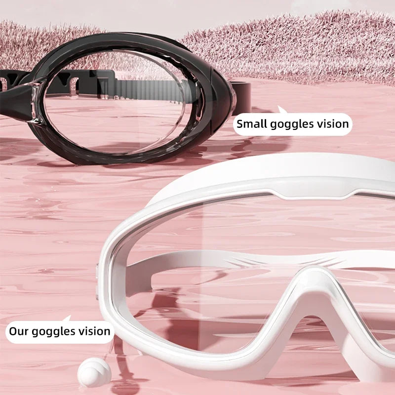 Wide View Anti Fog&UV Swimming Goggles UNISEX