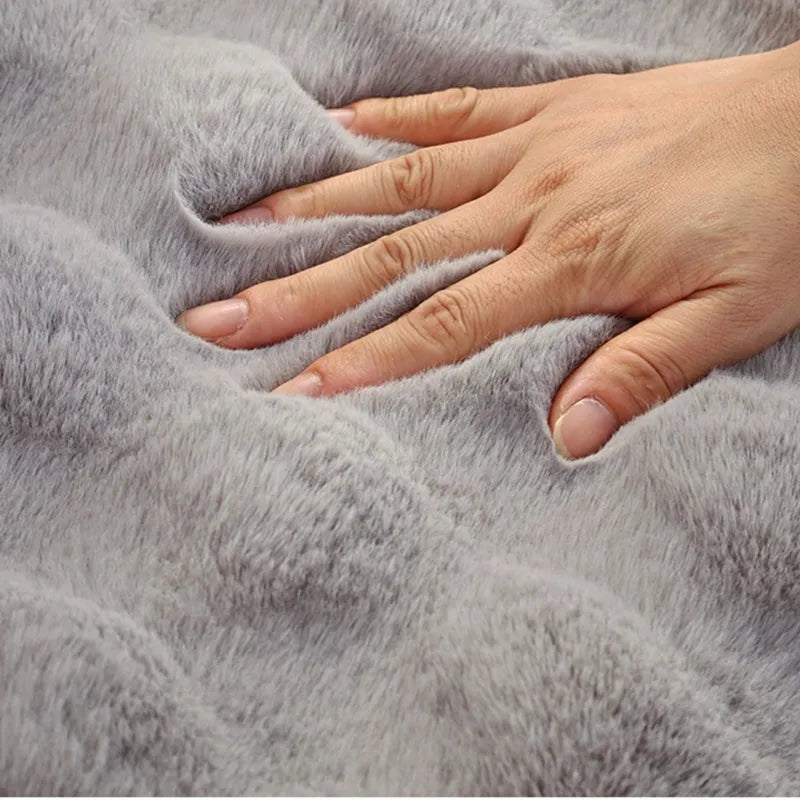 Plush Sofa Cover Non-slip Sofa Mat