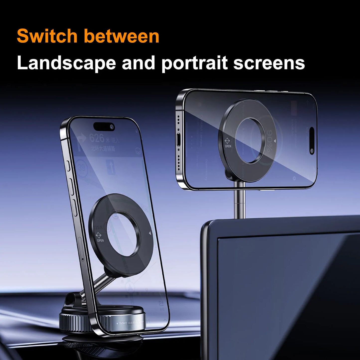 360° Magnetic Suction Phone Mount