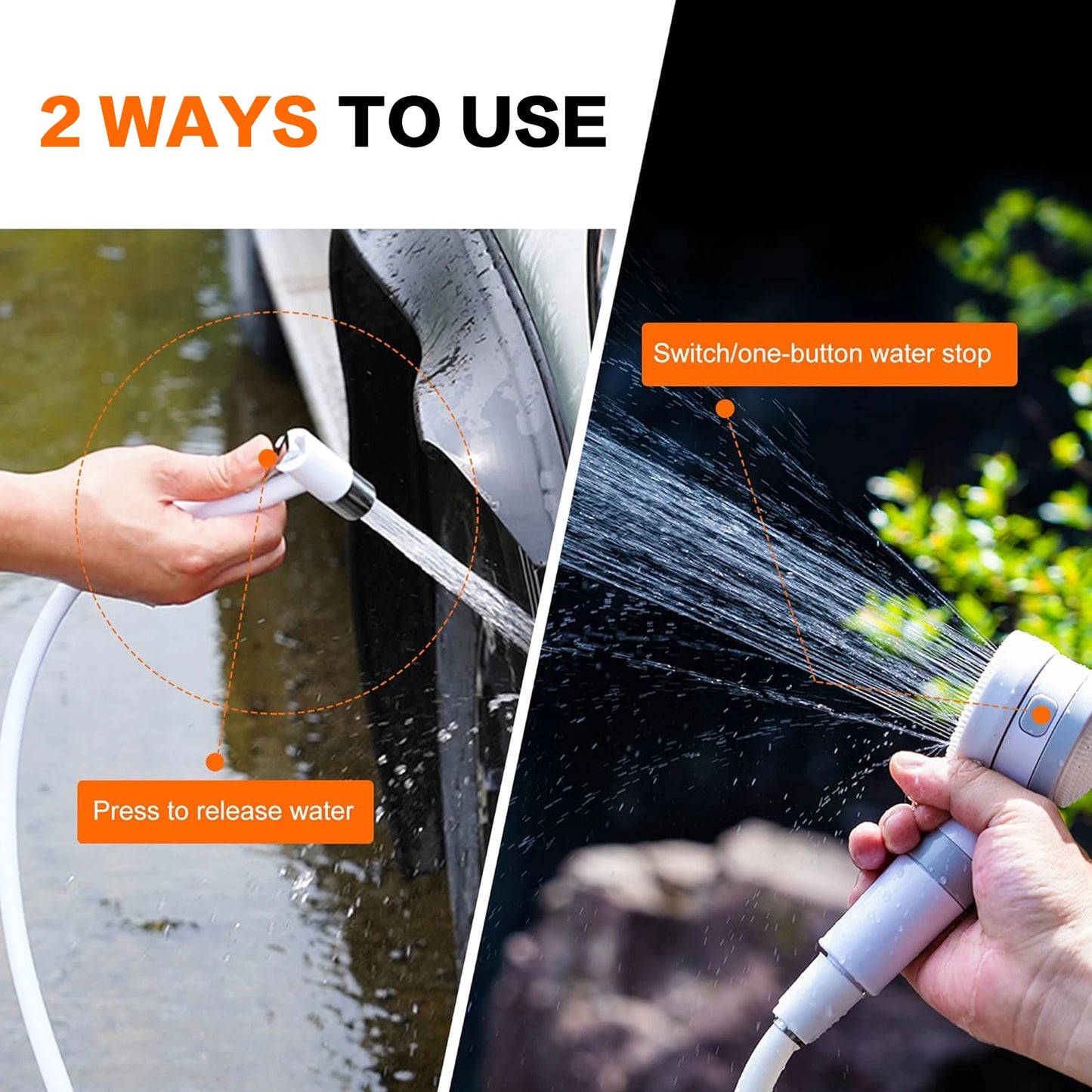 Portable Outdoor Camping Shower ๐ฟ