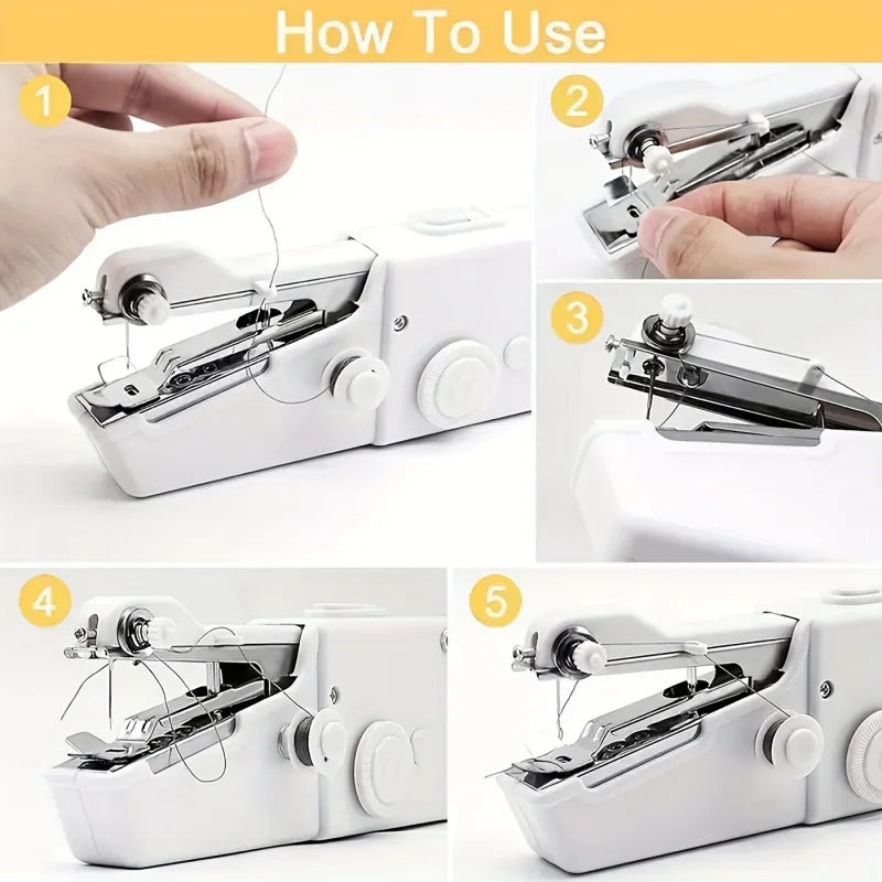 Handheld sewing machine
