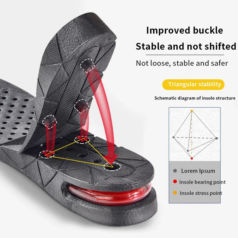 Height Increase Insoles 4 Layers