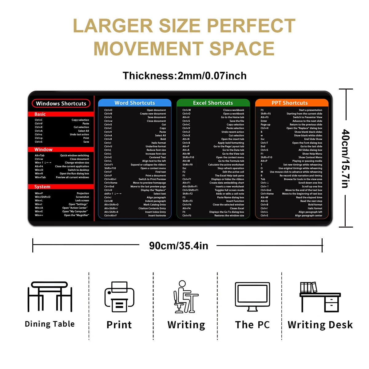 Anti-slip Keyboard Pad