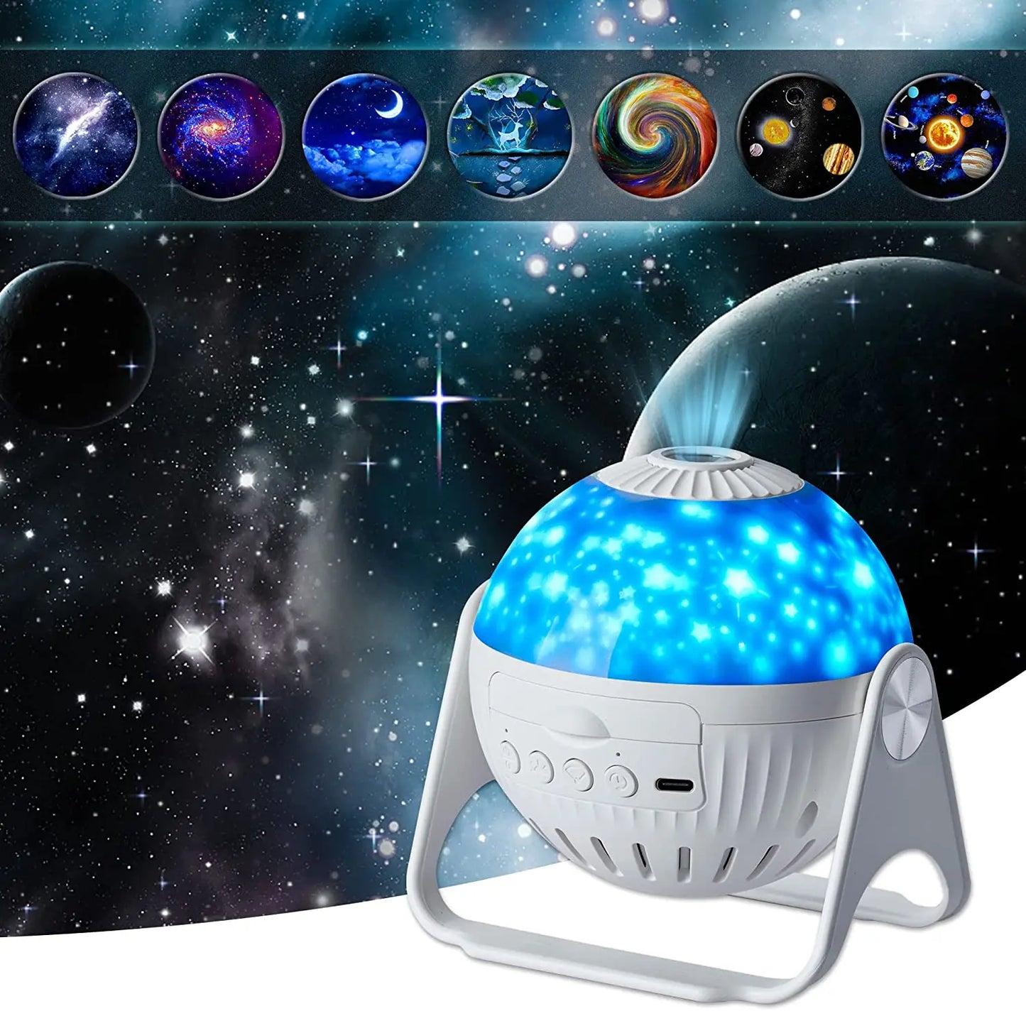 Galaxy Night Light Projector 360°