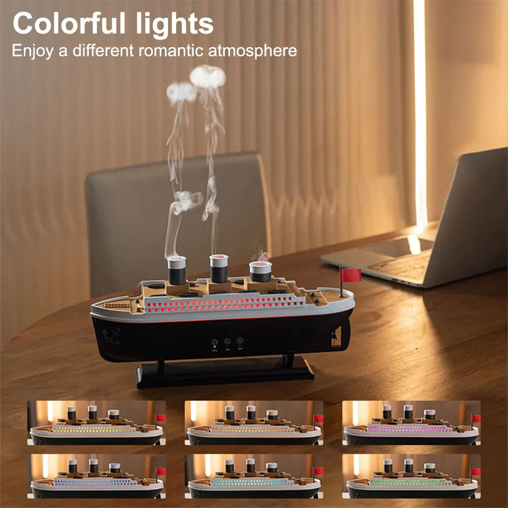 Titanic Humidifier with LED Lighting and Remote Control!