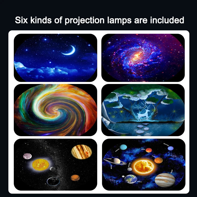 Galaxy Night Light Projector 360°