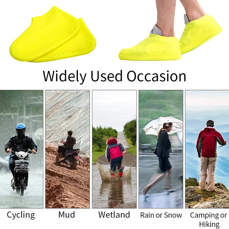 Waterproof Silicone Shoe Cover (1 Pair)