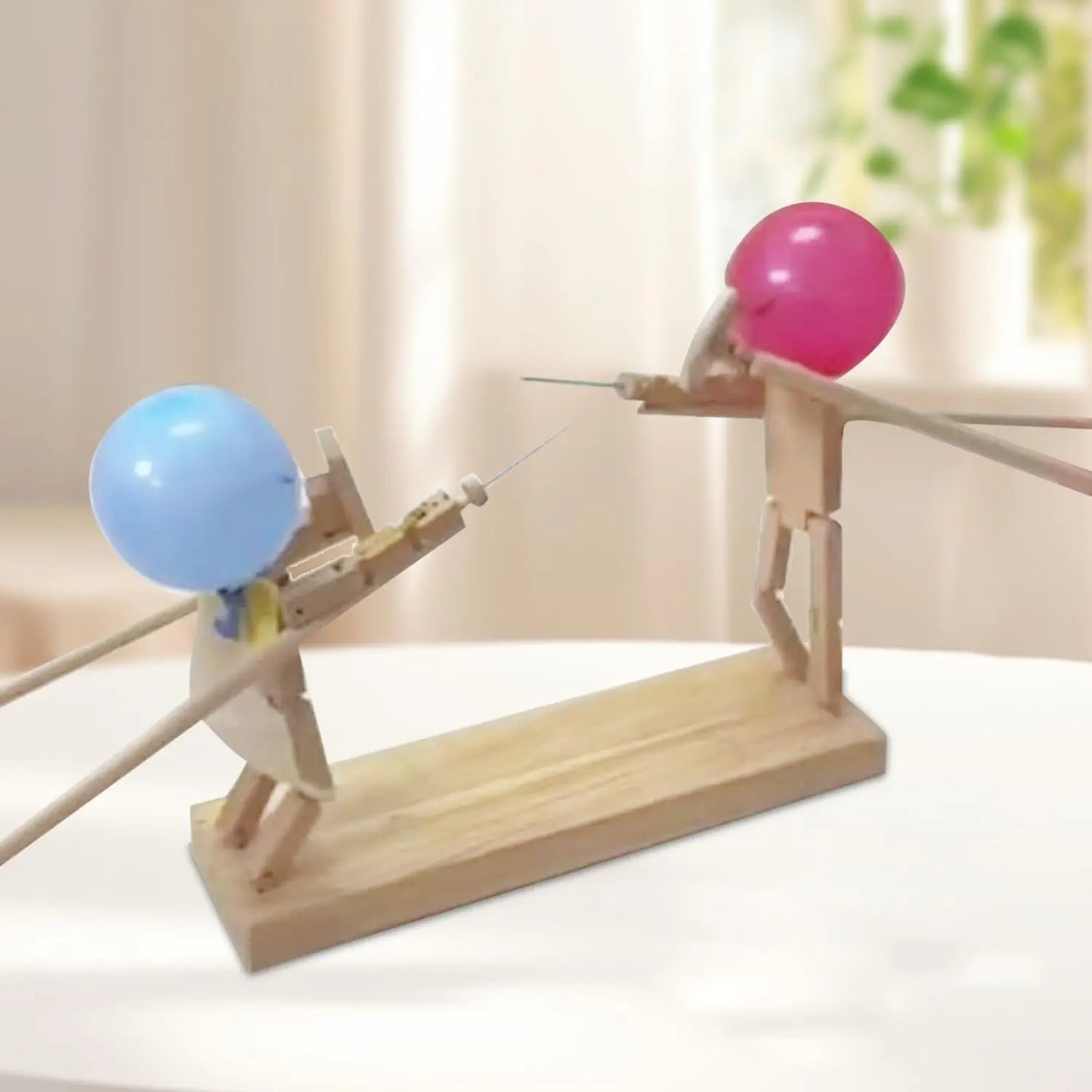 Wooden Fencing Puppets