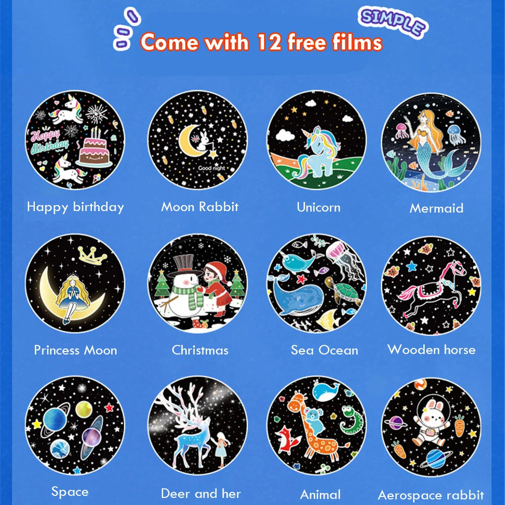 Kids Night Light Projector + birthday gift Christmas 😍