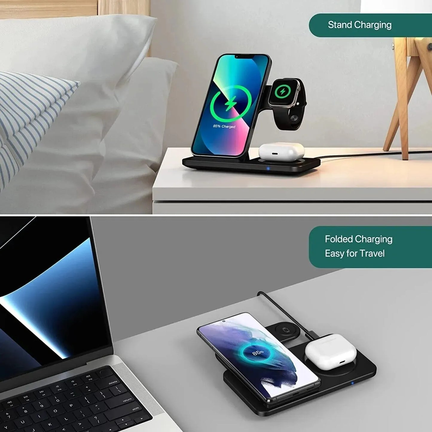 3 IN 1 CHARGING STATION