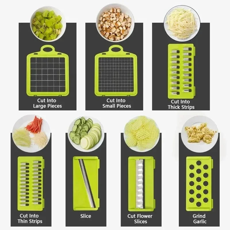 14/16 in 1 Multifunctional Vegetable Chopper!