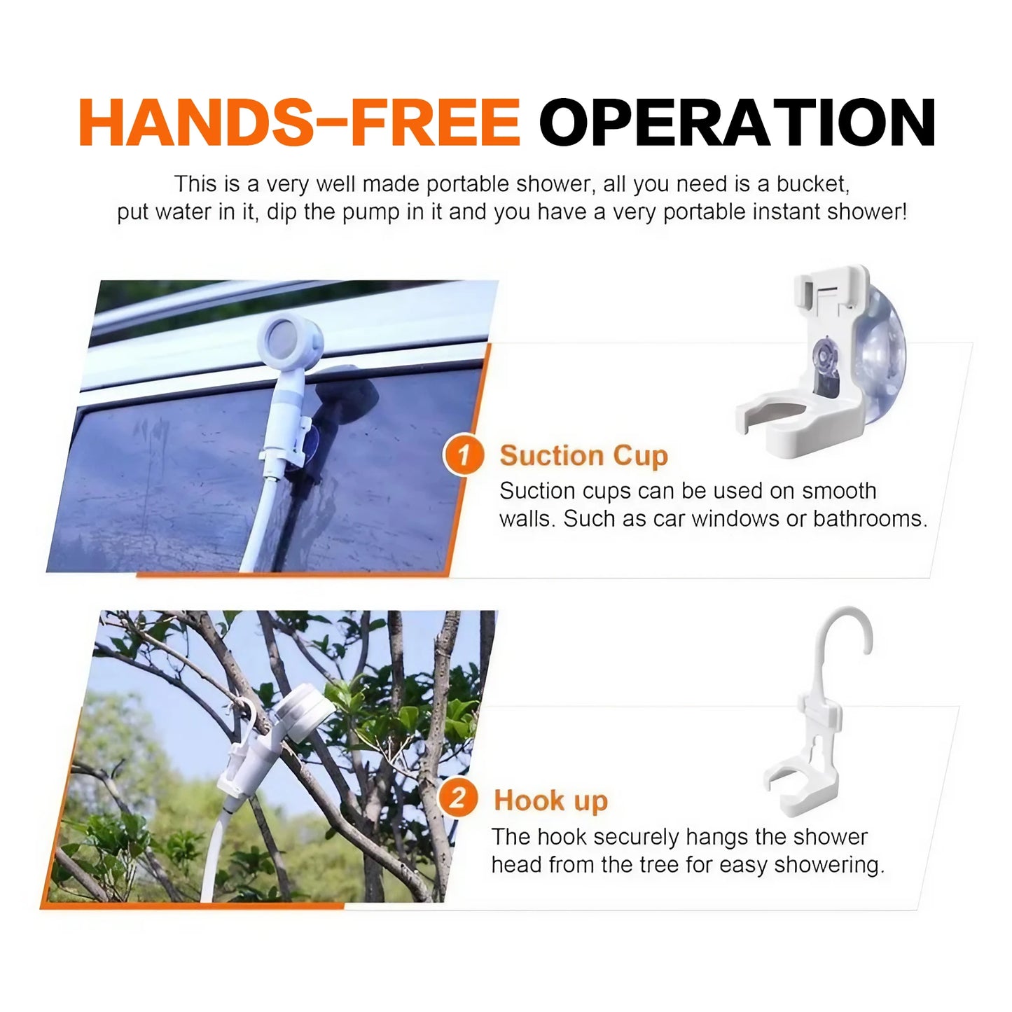 Portable Outdoor Camping Shower ๐ฟ