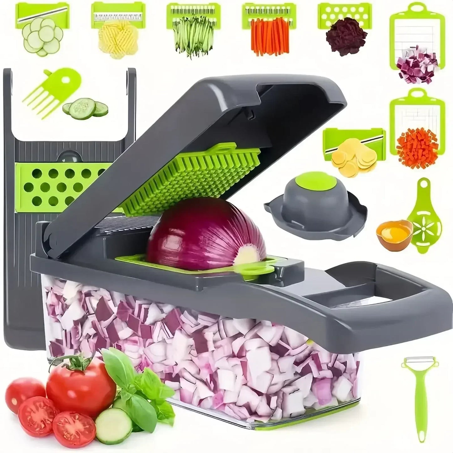 14/16 in 1 Multifunctional Vegetable Chopper!