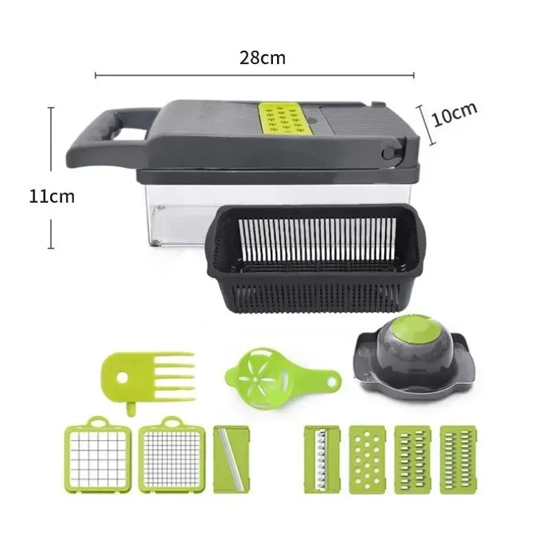 14/16 in 1 Multifunctional Vegetable Chopper!