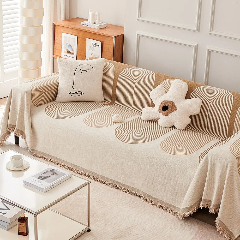 Cotton Sofa cover Anti-cat Scratch