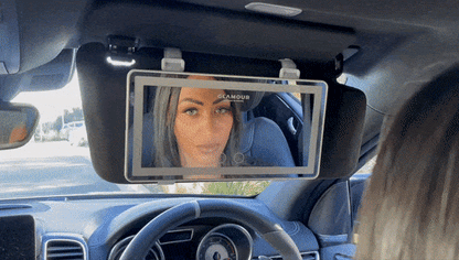 HD Car Mirror - LEDMakeup Mirror 🪞
