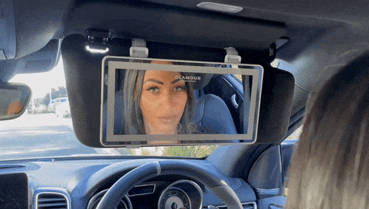 HD Car Mirror - LEDMakeup Mirror 🪞