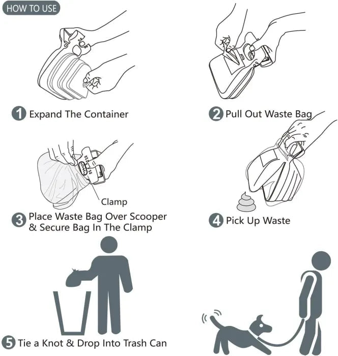 Pooper Scooper With 1 Roll