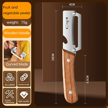 Premium stainless steel vegetable peeler pro