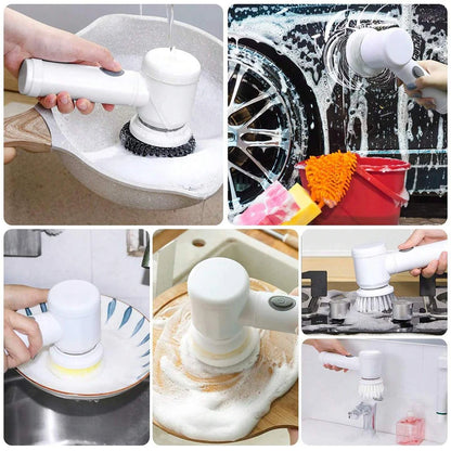 New 5-in-1  Wireless Electric Cleaning Brush!