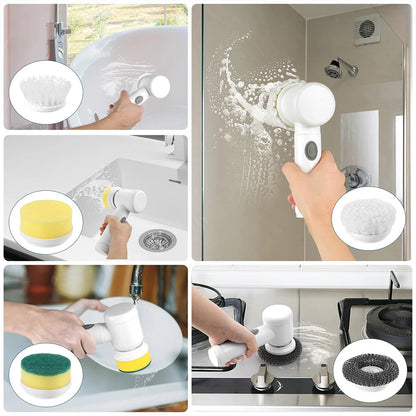 New 5-in-1  Wireless Electric Cleaning Brush!