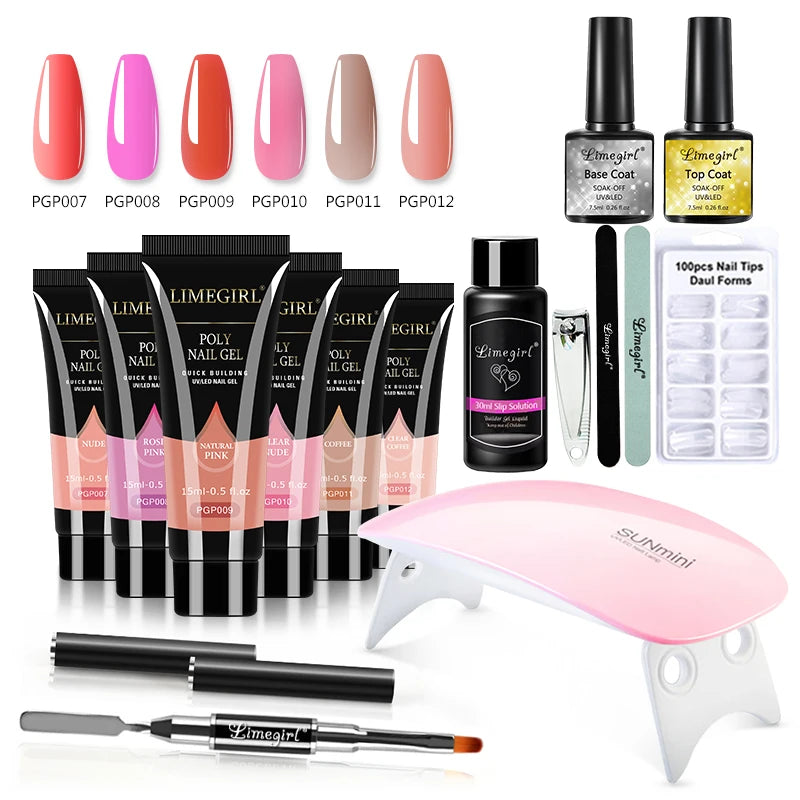POLYGEL NAIL STARTER KIT 😍