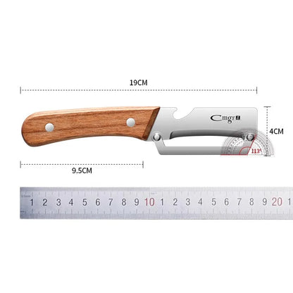 Premium stainless steel vegetable peeler pro
