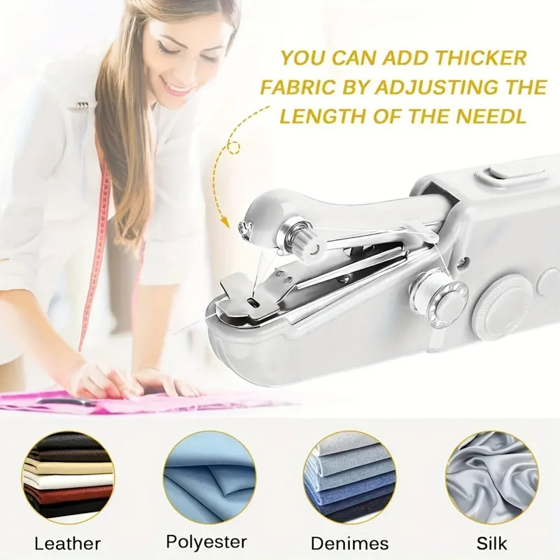 Handheld sewing machine